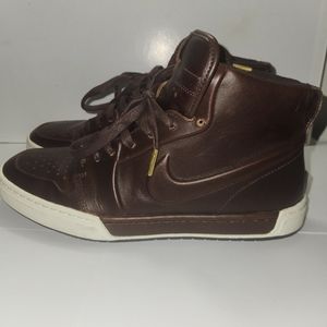 Nike Air Royal Mid VT Baroque Brown Leather Shoes Mens Size 8 395757-201